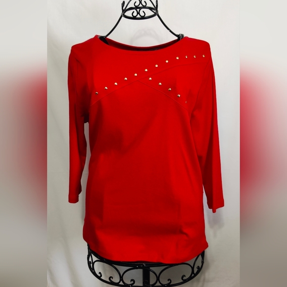 Women's Red Top by Kate Park - Medium - NWT - Picture 1 of 9